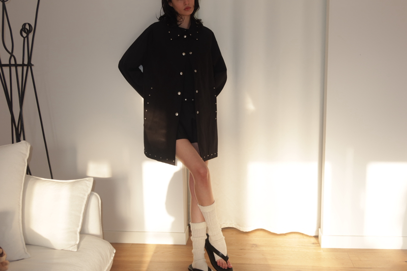 FIFO/UNANSWERED-MYSTERY東大門直郵女裝新品休閑長款風衣FIFO/UNANSWERED-MYSTERY長款風衣