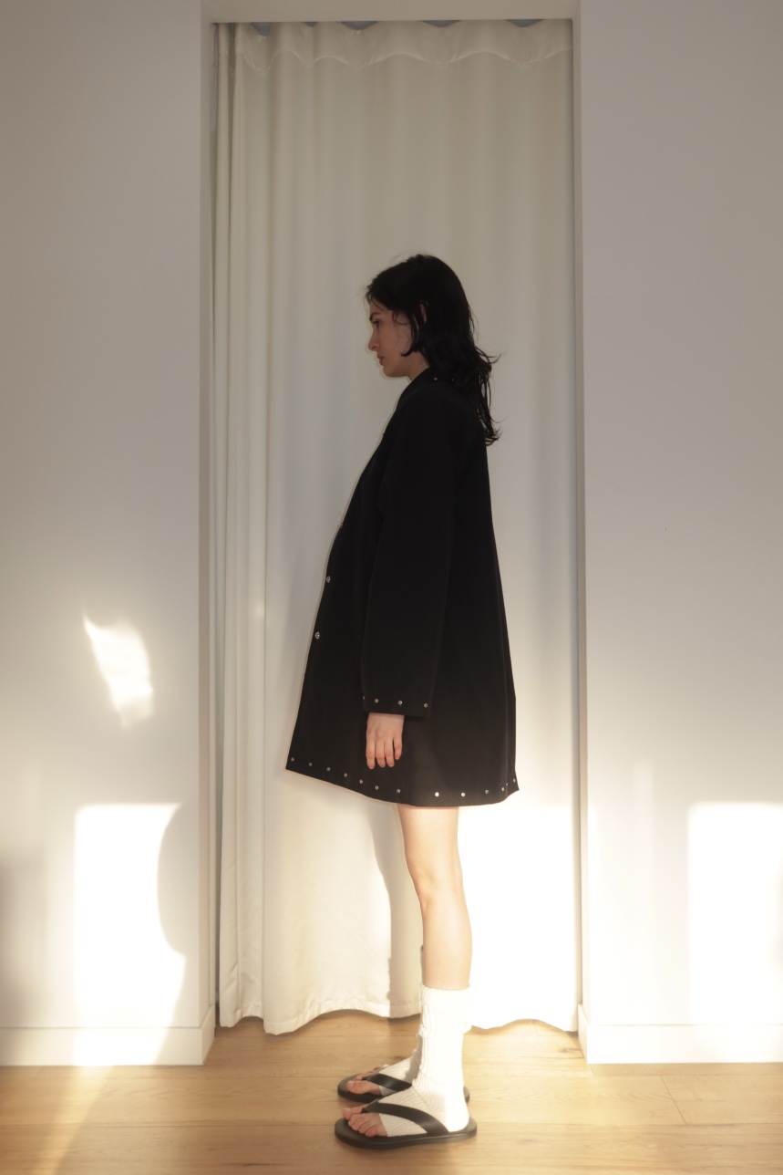 FIFO/UNANSWERED-MYSTERY東大門直郵女裝新品休閑長款風衣FIFO/UNANSWERED-MYSTERY長款風衣