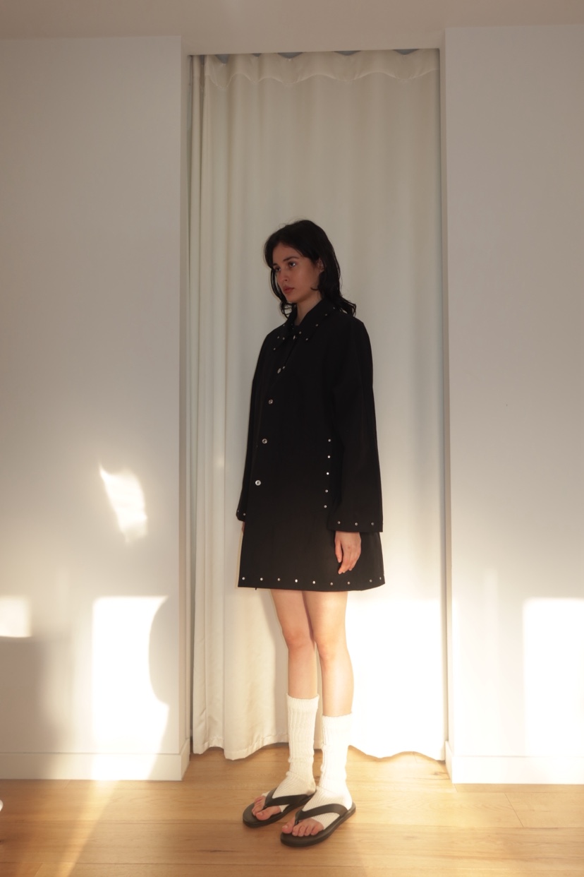 FIFO/UNANSWERED-MYSTERY東大門直郵女裝新品休閑長款風衣FIFO/UNANSWERED-MYSTERY長款風衣