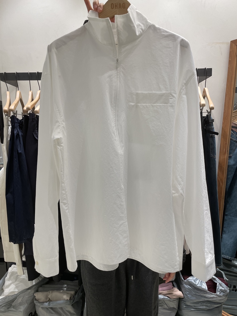 OHAO東大門實拍女士新品職業人氣推薦熱賣26春夏襯衫蕾絲衫OHAO/HA MONG襯衫/蕾絲衫圖色1