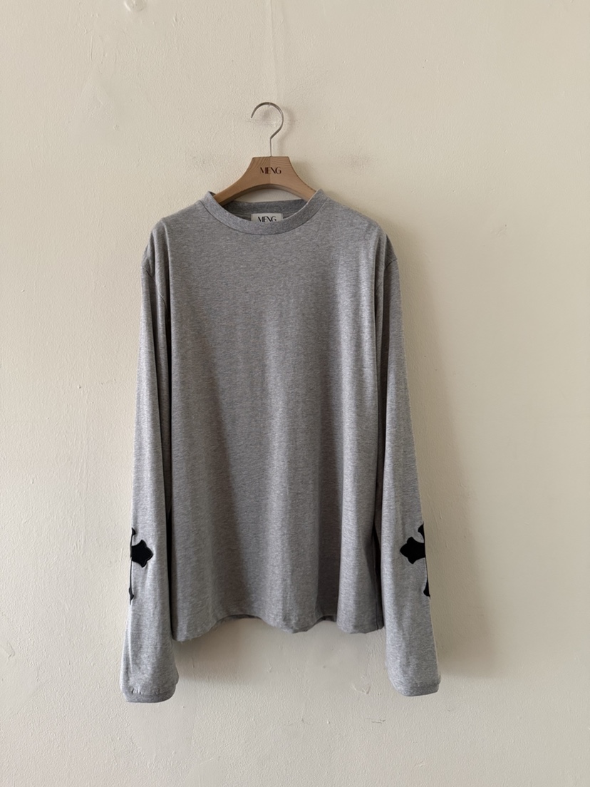 MENG東大門代購女士新款時尚職業26春夏休閑真品推薦長袖T恤MENG長袖T恤圖色1