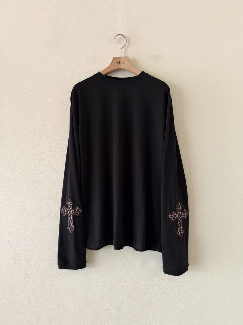 MENG東大門代購女士新款時尚職業26春夏休閑真品推薦長袖T恤MENG長袖T恤圖色2