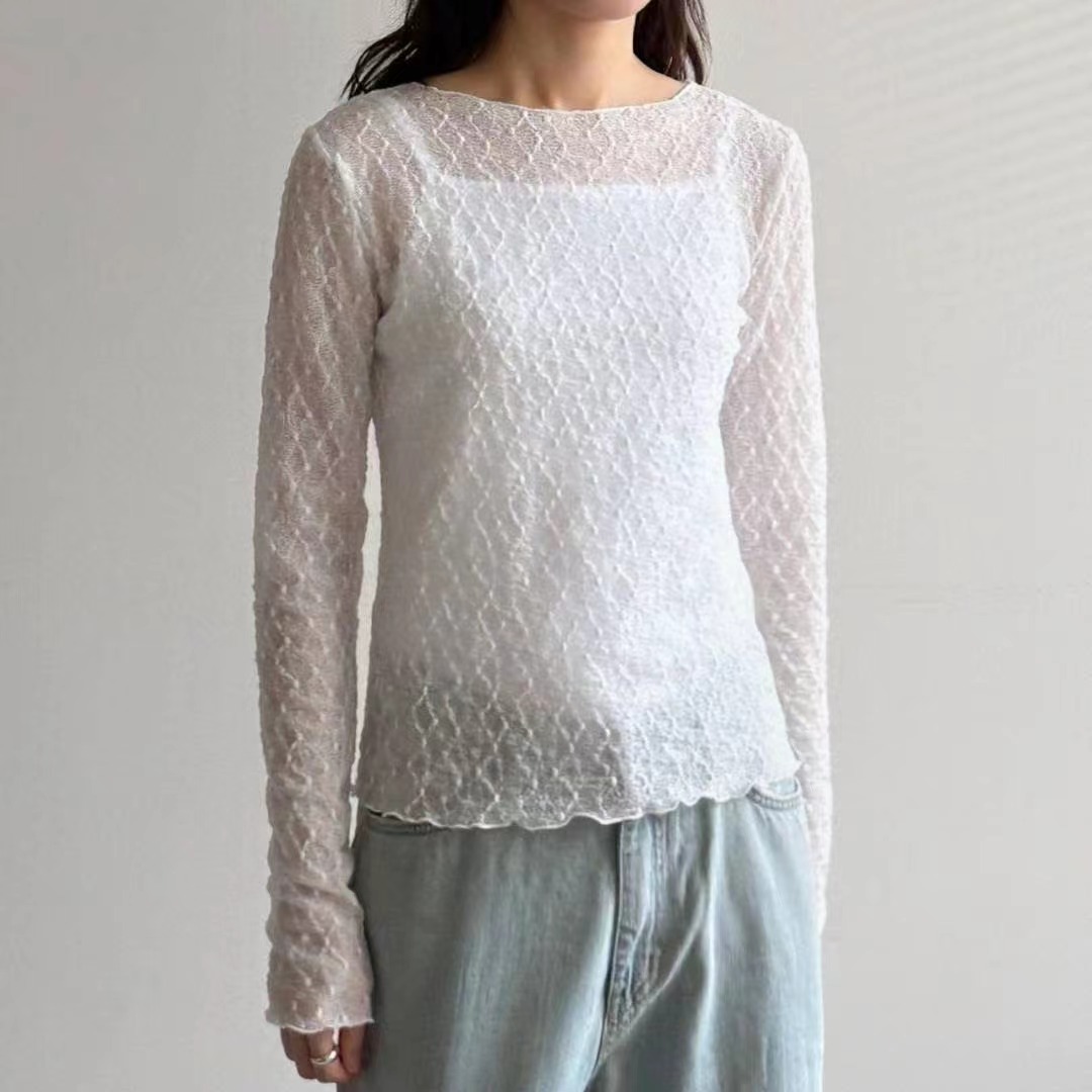 ABLE CO韓國代購女裝新款推薦人氣熱賣時尚長袖T恤不含內搭ABLE CO長袖T恤