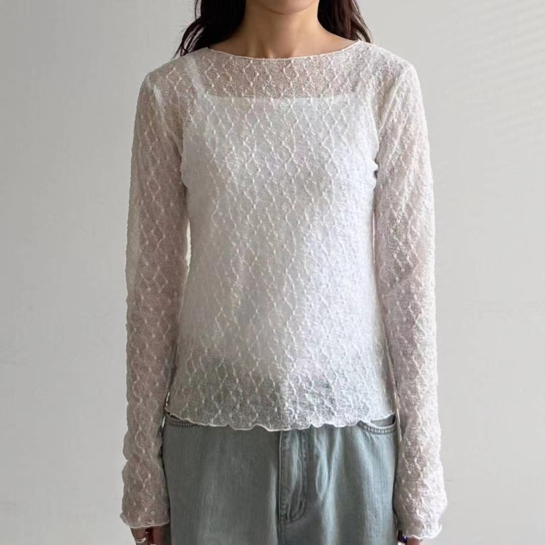 ABLE CO韓國代購女裝新款推薦人氣熱賣時尚長袖T恤不含內搭ABLE CO長袖T恤圖色1