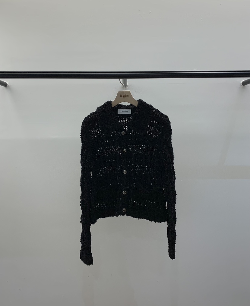 LA CREME東大門實拍女裝新款26春夏推薦熱賣休閑針織衫花呢LA CREME針織衫圖色3