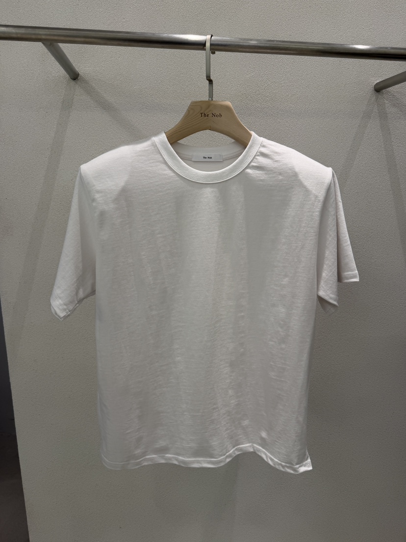 NOB韓國直郵女士新款26春夏推薦時尚人氣職業休閑真品T恤NOBT恤圖色1