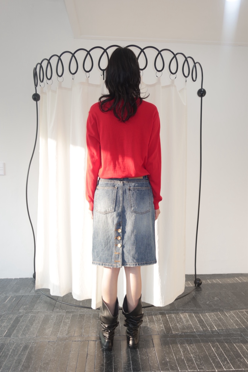 FIFO/UNANSWERED-MYSTERY東大門實拍女士新款職業半身裙中短裙FIFO/UNANSWERED-MYSTERY半身裙/中短裙