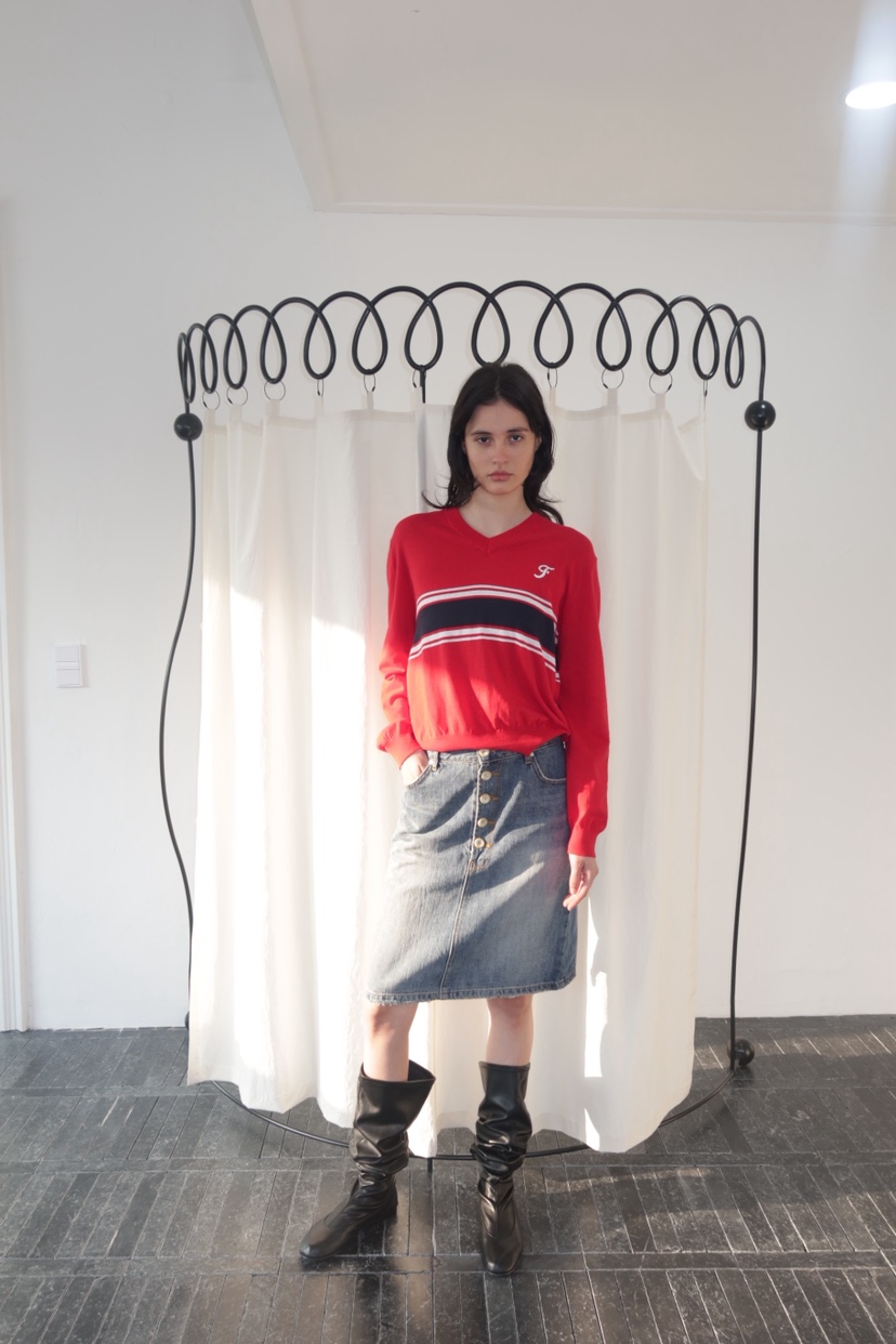 FIFO/UNANSWERED-MYSTERY東大門實拍女士新款職業半身裙中短裙FIFO/UNANSWERED-MYSTERY半身裙/中短裙