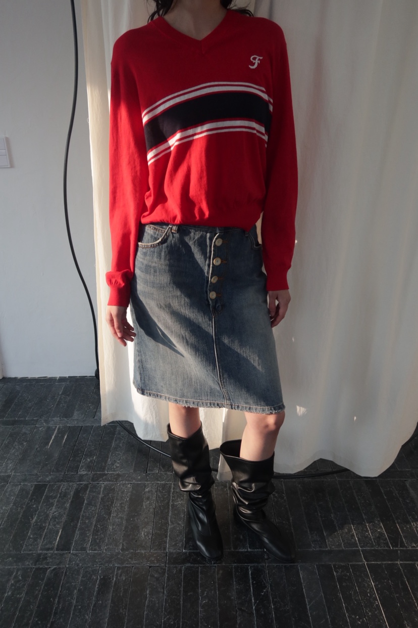 FIFO/UNANSWERED-MYSTERY東大門實拍女士新款職業半身裙中短裙FIFO/UNANSWERED-MYSTERY半身裙/中短裙