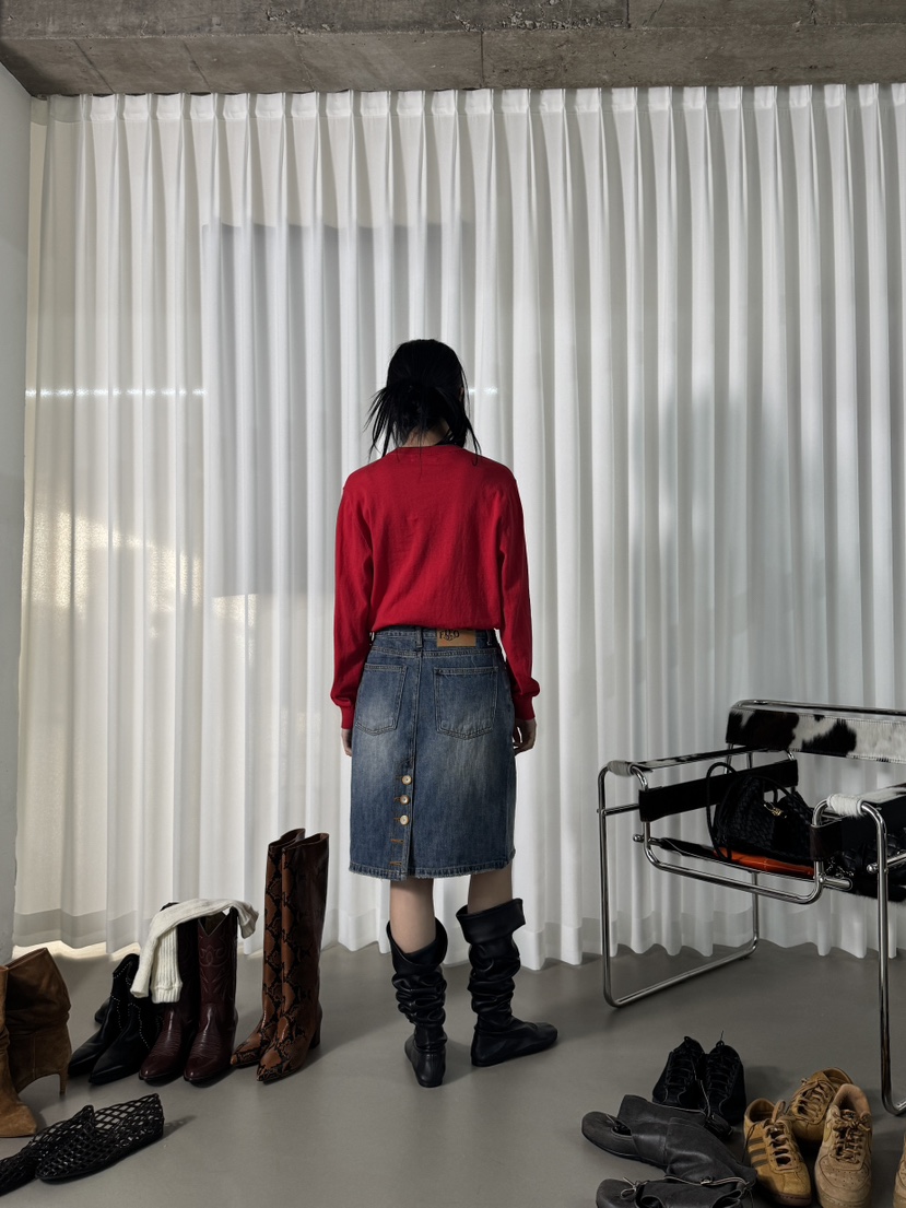 FIFO/UNANSWERED-MYSTERY東大門實拍女士新款職業半身裙中短裙FIFO/UNANSWERED-MYSTERY半身裙/中短裙