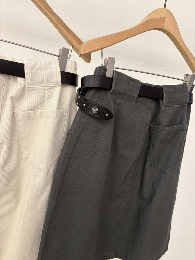 OHAO東大門代購女士新款職業人氣推薦熱賣26春夏短裙不含腰帶OHAO/HA MONG短裙