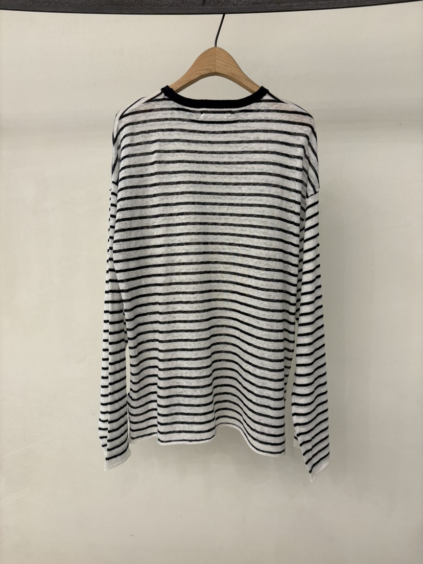 OHAO東大門實拍女裝新款26春夏職業推薦時尚真品針織衫條紋OHAO/HA MONG針織衫