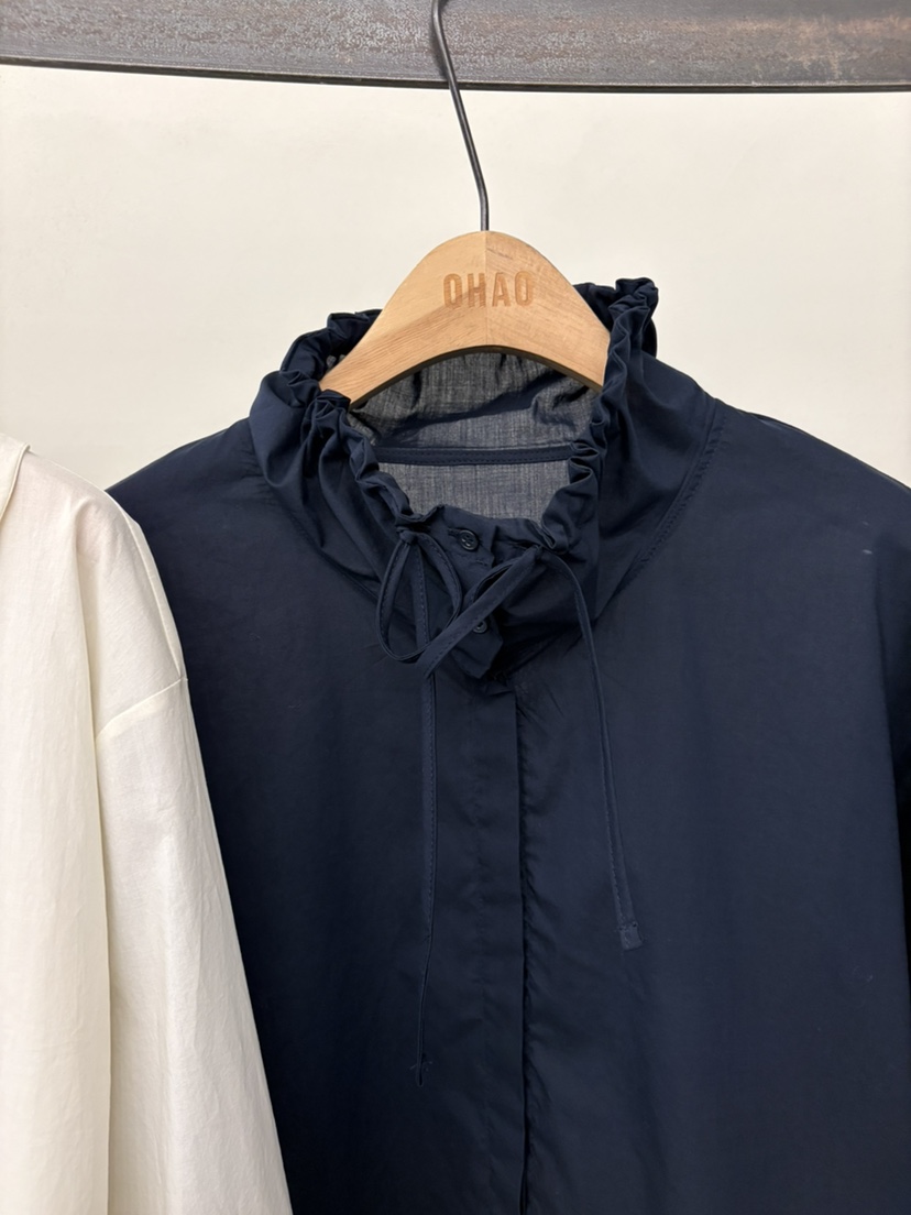 OHAO東大門代購女士新款26春夏人氣真品推薦職業襯衫蕾絲衫OHAO/HA MONG襯衫/蕾絲衫