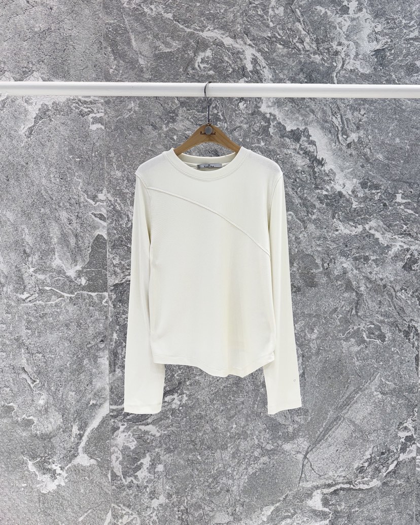 ROOKIE BUD東大門代購女士新品26春夏熱賣休閑職業長袖T恤ROOKIE BUD-L長袖T恤圖色1