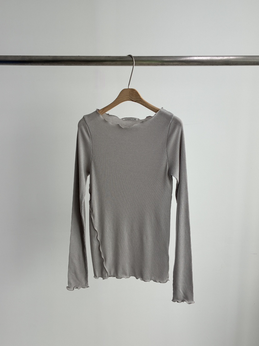 ROMANTICIZE東大門直郵女裝新品職業26春夏熱賣推薦長袖T恤ROMANTICIZE長袖T恤圖色1