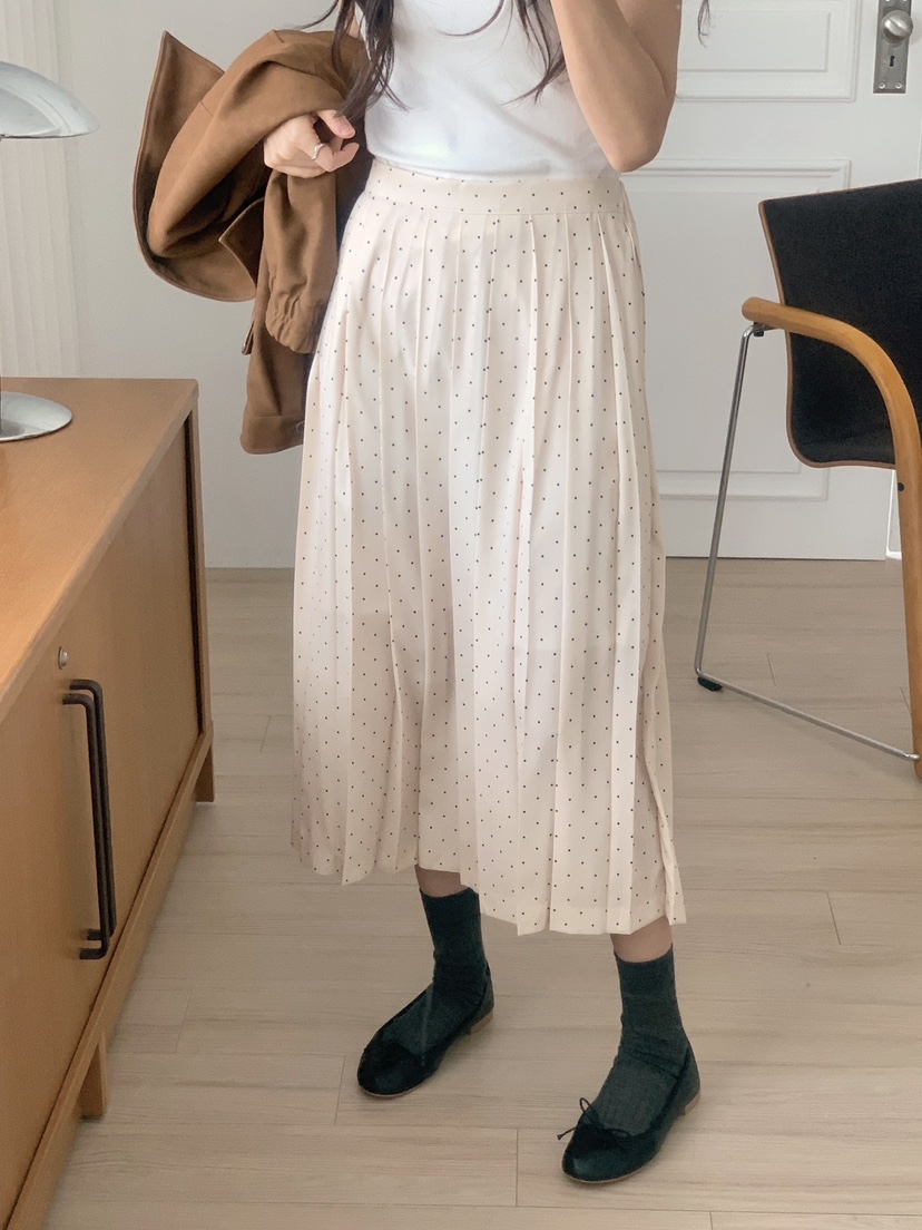 WOOD韓國直郵女士新款熱賣推薦26春夏休閑人氣真品職業長裙WOOD長裙