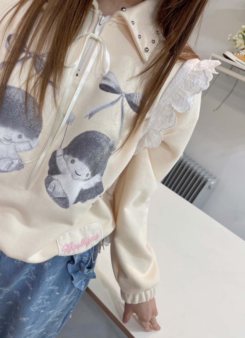 BOUTIQUE-L韓國代購女裝新品人氣時尚26春夏休閑長袖T恤BOUTIQUE-L長袖T恤