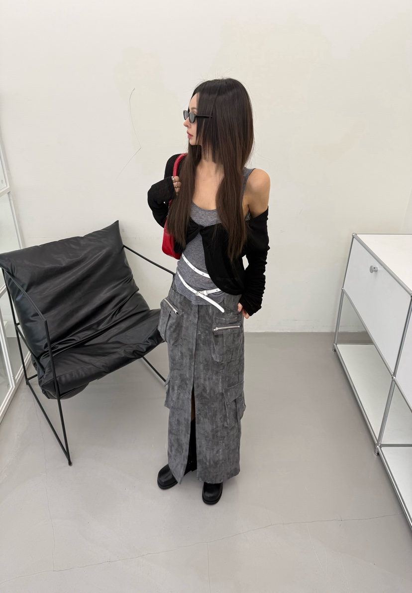 DENVER東大門代購女裝新款休閑熱賣職業長袖T恤不含內搭天絲DENVER長袖T恤