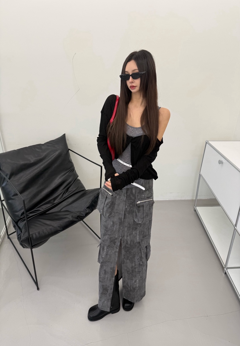 DENVER東大門代購女裝新款休閑熱賣職業長袖T恤不含內搭天絲DENVER長袖T恤圖色3