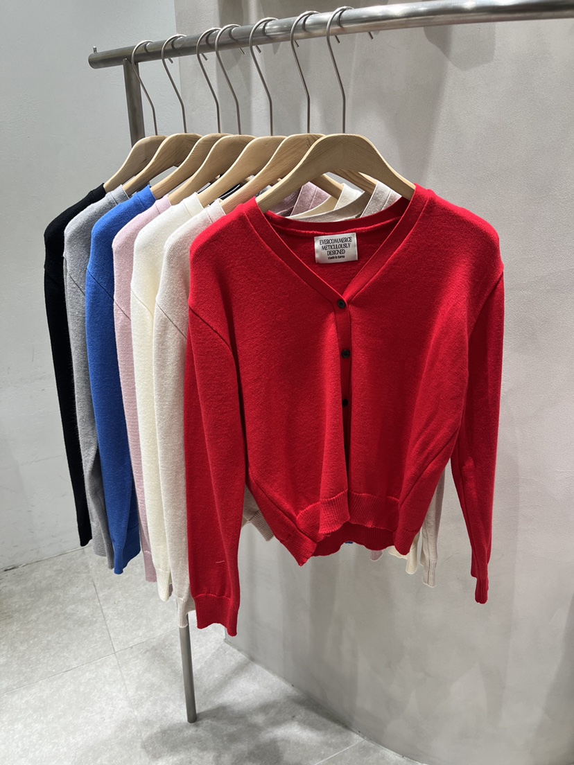 EVERCOMMERCE METICULOUSLY DESIGNED東大門代購女裝新品26春夏針織衫開衫EVERCOMMERCE METICULOUSLY DESIGNED針織衫