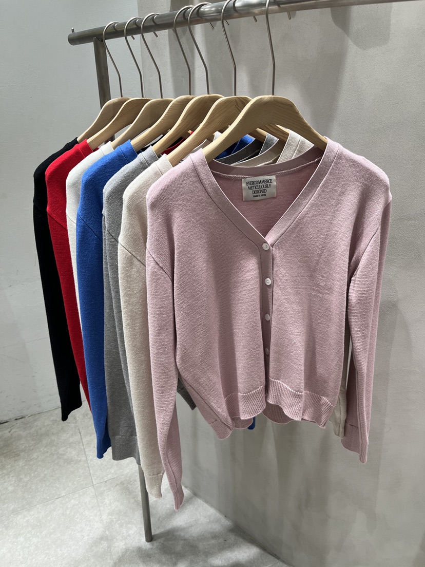 EVERCOMMERCE METICULOUSLY DESIGNED東大門代購女裝新品26春夏針織衫開衫EVERCOMMERCE METICULOUSLY DESIGNED針織衫