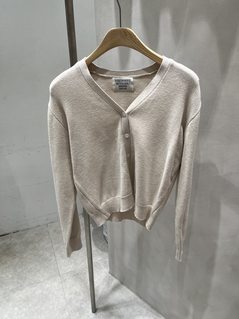 EVERCOMMERCE METICULOUSLY DESIGNED東大門代購女裝新品26春夏針織衫開衫EVERCOMMERCE METICULOUSLY DESIGNED針織衫圖色3