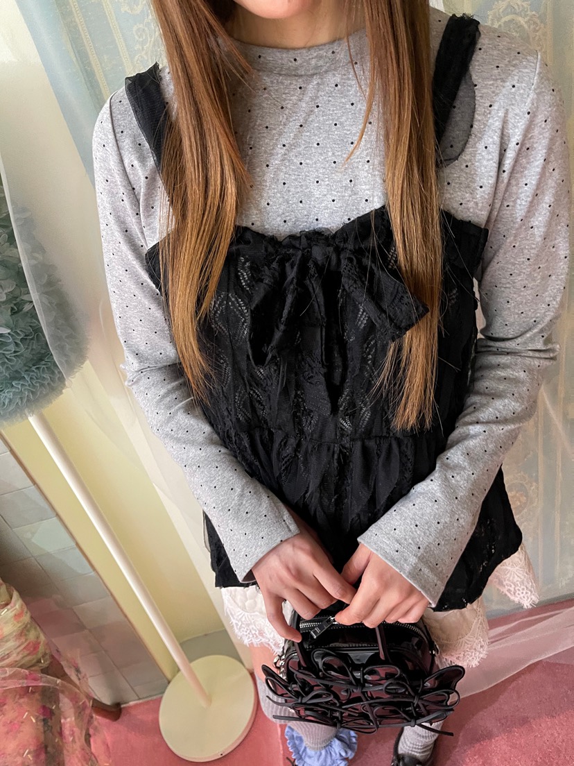 BOUTIQUE-L東大門直郵女裝新款休閑26春夏推薦真品長袖T恤BOUTIQUE-L長袖T恤