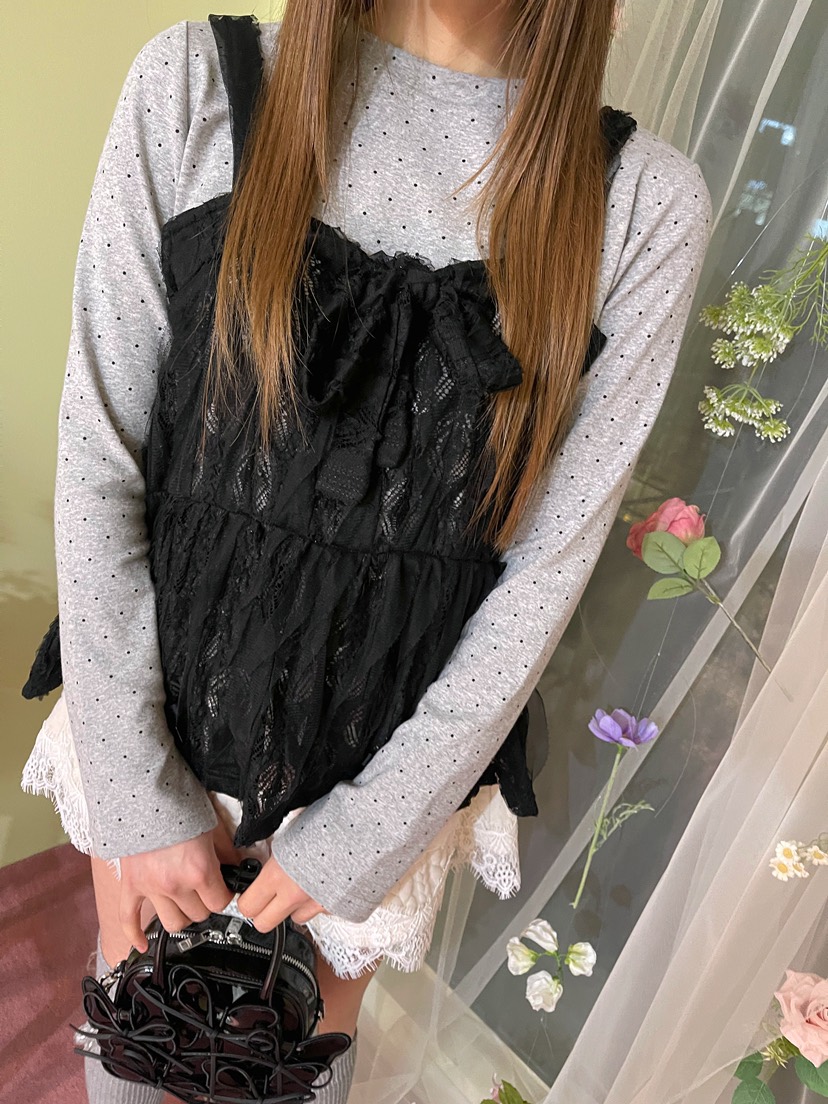 BOUTIQUE-L東大門直郵女裝新款休閑26春夏推薦真品長袖T恤BOUTIQUE-L長袖T恤