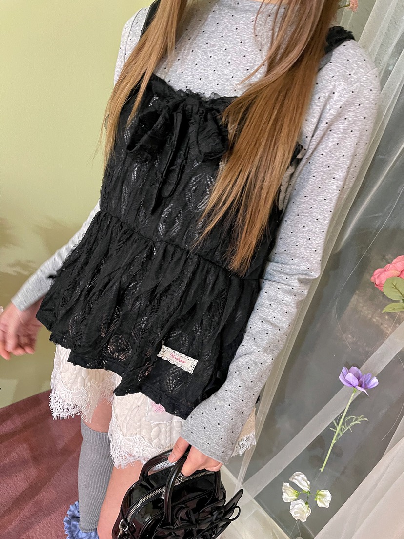 BOUTIQUE-L東大門直郵女裝新款休閑26春夏推薦真品長袖T恤BOUTIQUE-L長袖T恤