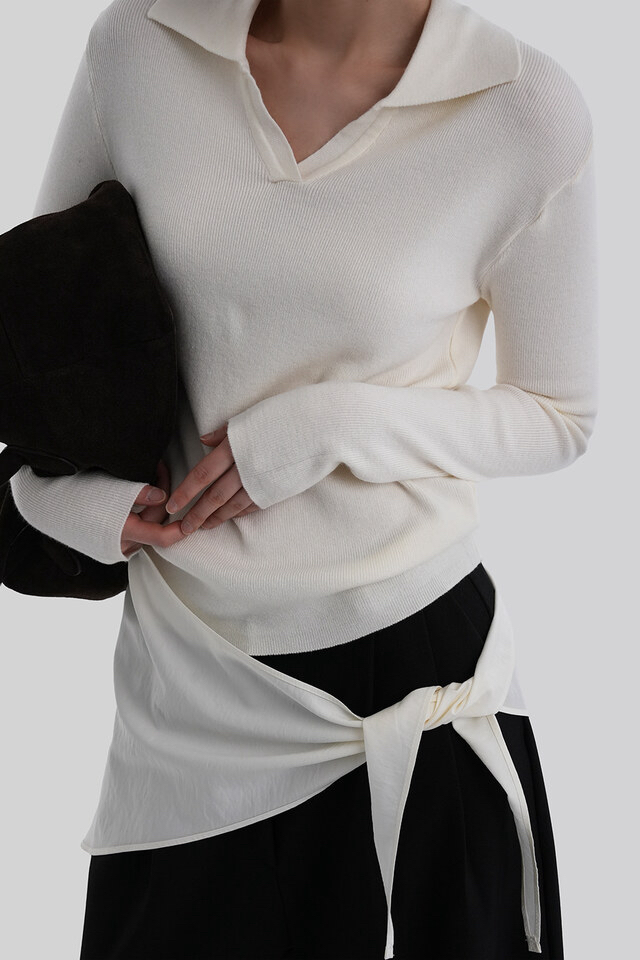 BLACK NOTE韓國代購女士新品熱賣時尚26春夏職業人氣針織衫BLACK NOTE針織衫