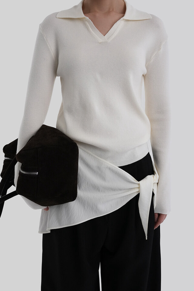 BLACK NOTE韓國代購女士新品熱賣時尚26春夏職業人氣針織衫BLACK NOTE針織衫