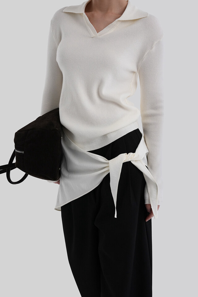 BLACK NOTE韓國代購女士新品熱賣時尚26春夏職業人氣針織衫BLACK NOTE針織衫