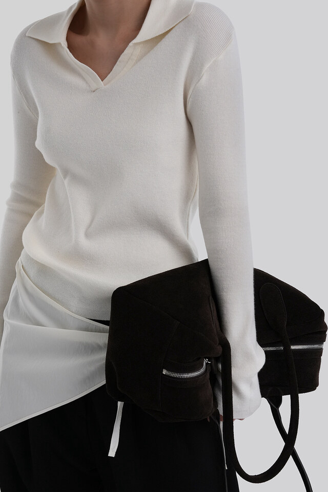 BLACK NOTE韓國代購女士新品熱賣時尚26春夏職業人氣針織衫BLACK NOTE針織衫