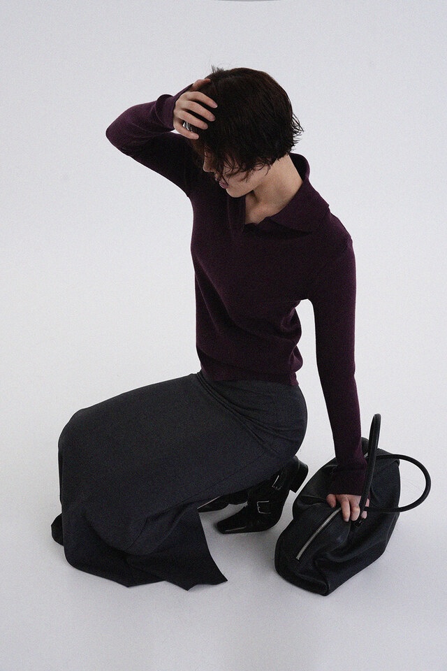 BLACK NOTE韓國代購女士新品熱賣時尚26春夏職業人氣針織衫BLACK NOTE針織衫