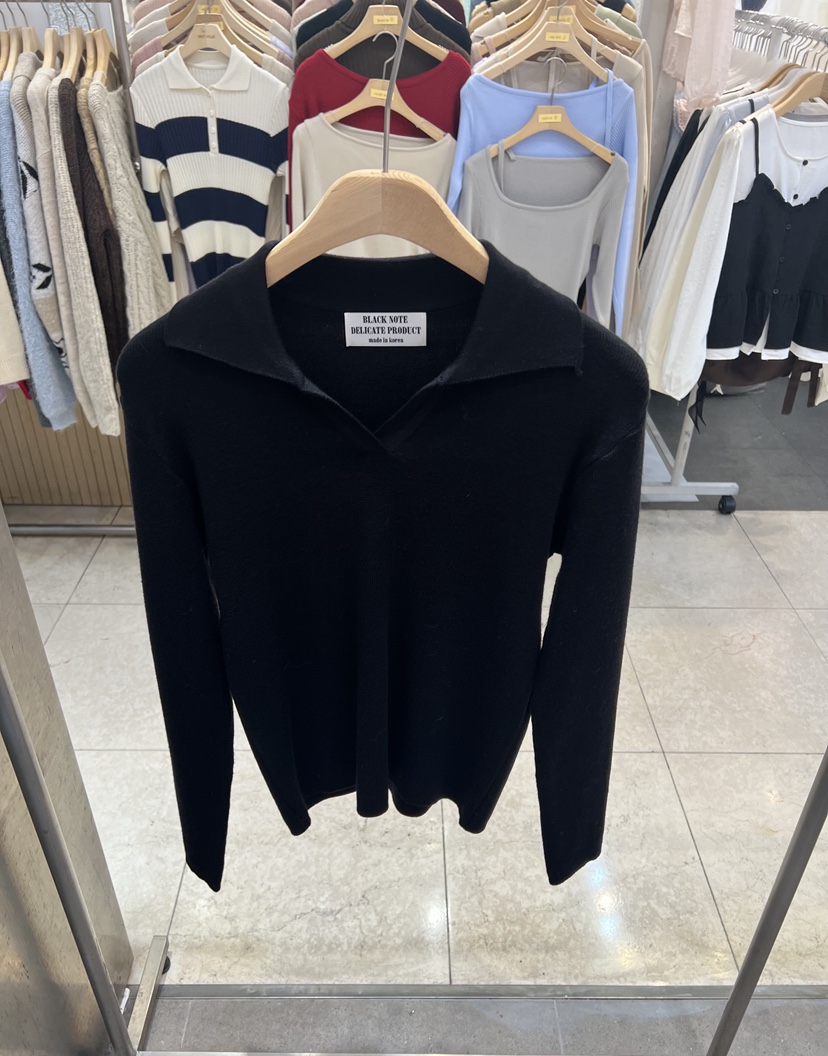 BLACK NOTE韓國代購女士新品熱賣時尚26春夏職業人氣針織衫BLACK NOTE針織衫圖色4