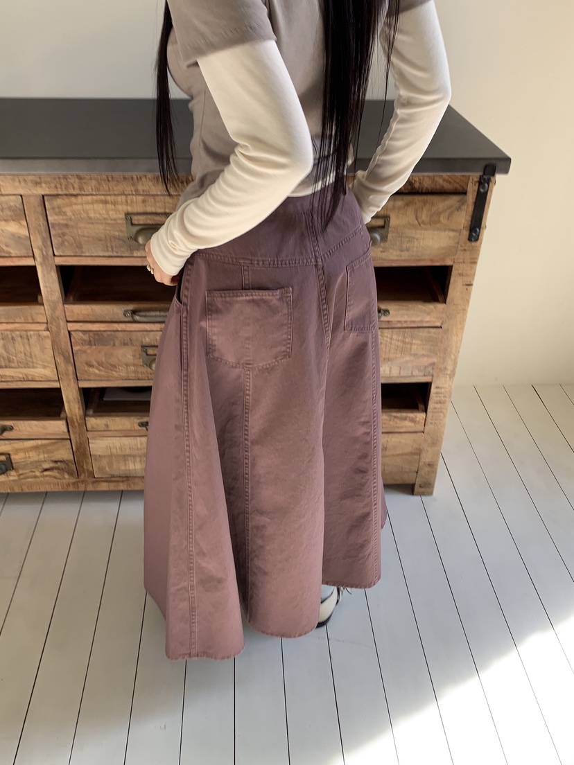 SUNDER MARKET韓國代購女裝新款職業人氣26春夏熱賣長裙SUNDER MARKET長裙