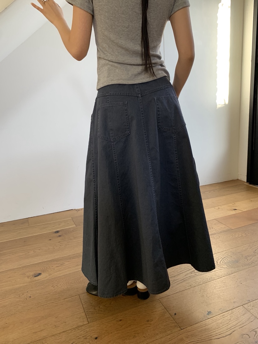 SUNDER MARKET韓國代購女裝新款職業人氣26春夏熱賣長裙SUNDER MARKET長裙