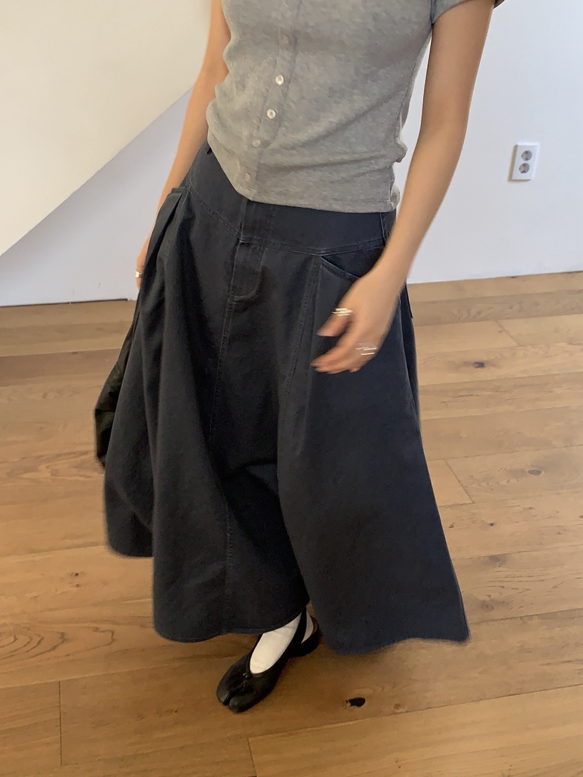 SUNDER MARKET韓國代購女裝新款職業人氣26春夏熱賣長裙SUNDER MARKET長裙