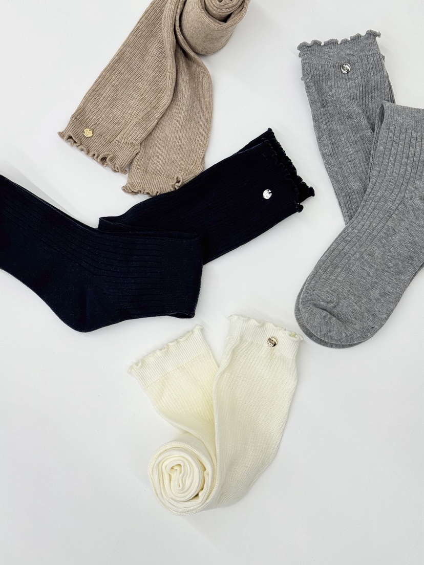 ROOKIE BUD東大門代購女士新款26春夏職業人氣熱賣襪子寬松ROOKIE BUD-L襪子