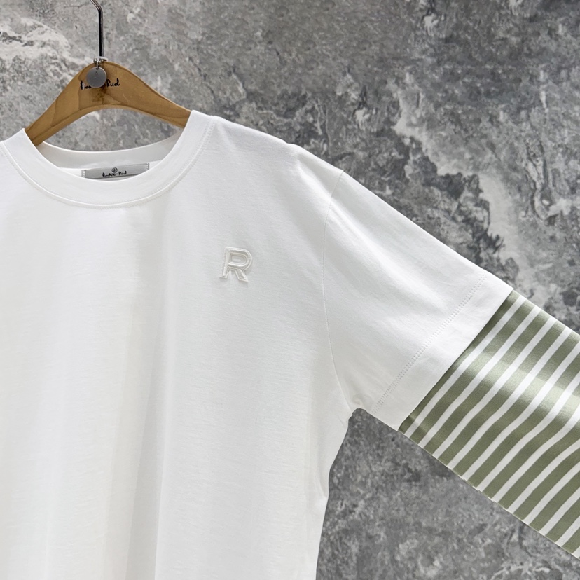 ROOKIE BUD韓國直郵女士新品熱賣職業真品時尚長袖T恤條紋ROOKIE BUD-L長袖T恤