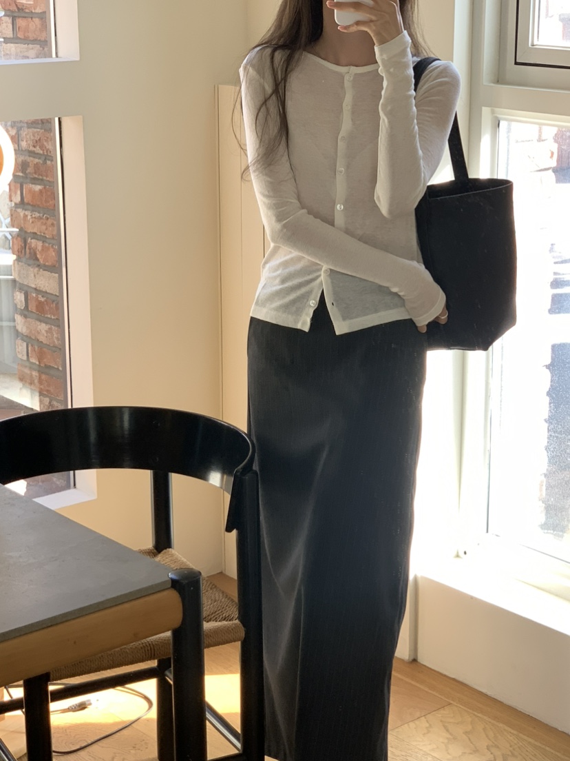 NOTICE韓國直郵女士新品時尚熱賣26春夏真品長袖T恤羊毛衫NOTICE長袖T恤