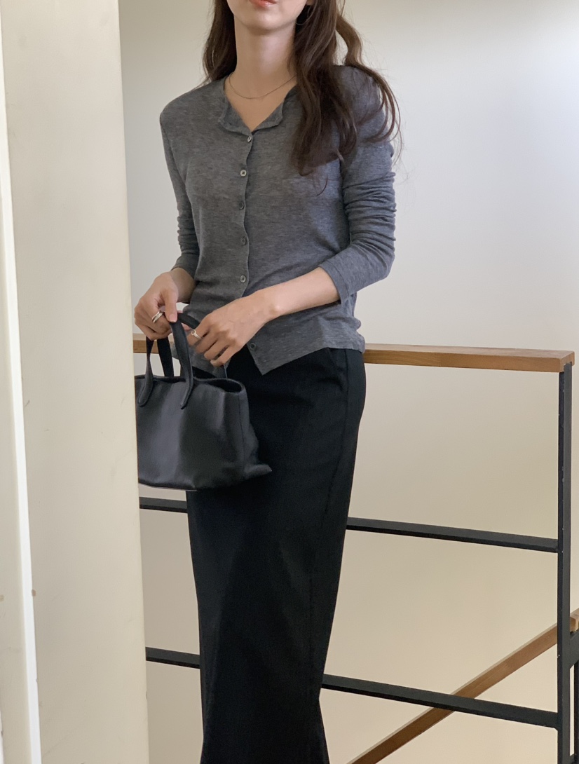 NOTICE韓國直郵女士新品時尚熱賣26春夏真品長袖T恤羊毛衫NOTICE長袖T恤