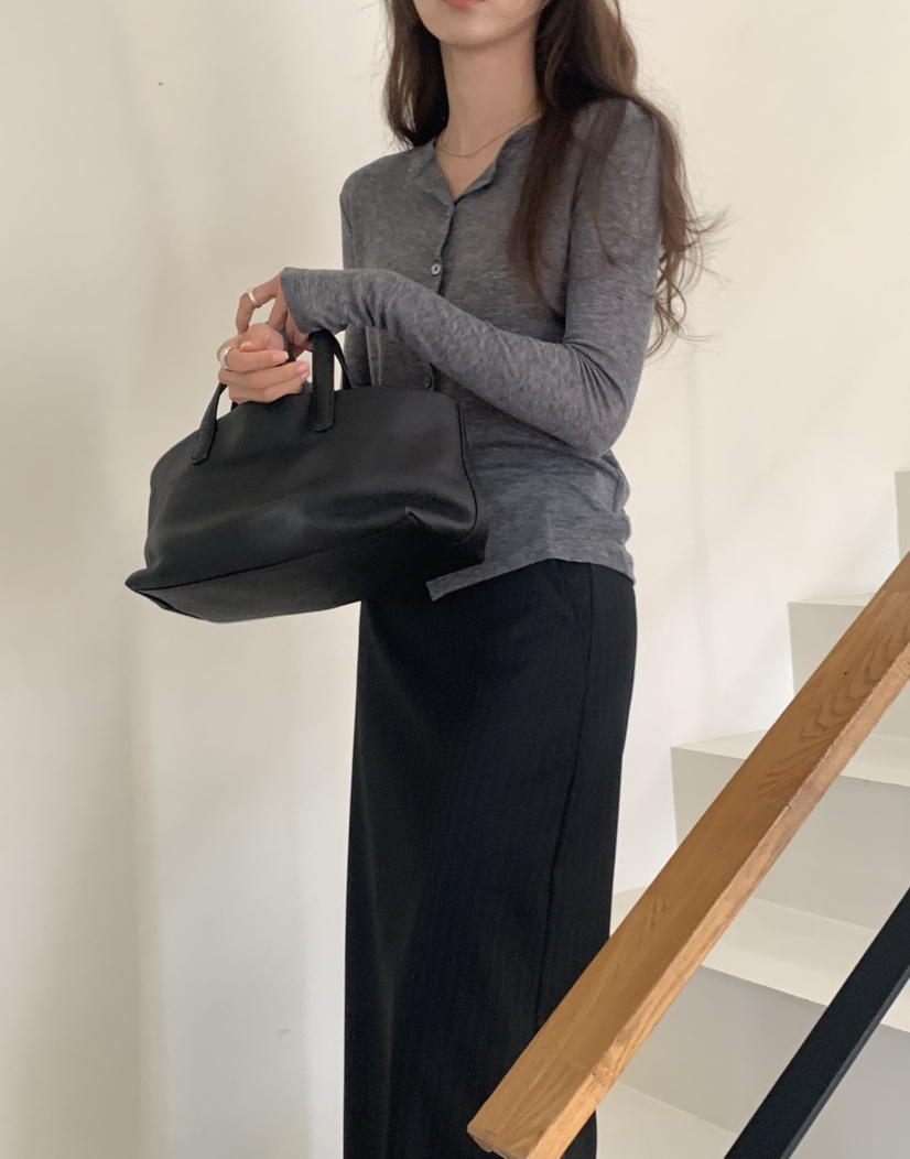 NOTICE韓國直郵女士新品時尚熱賣26春夏真品長袖T恤羊毛衫NOTICE長袖T恤