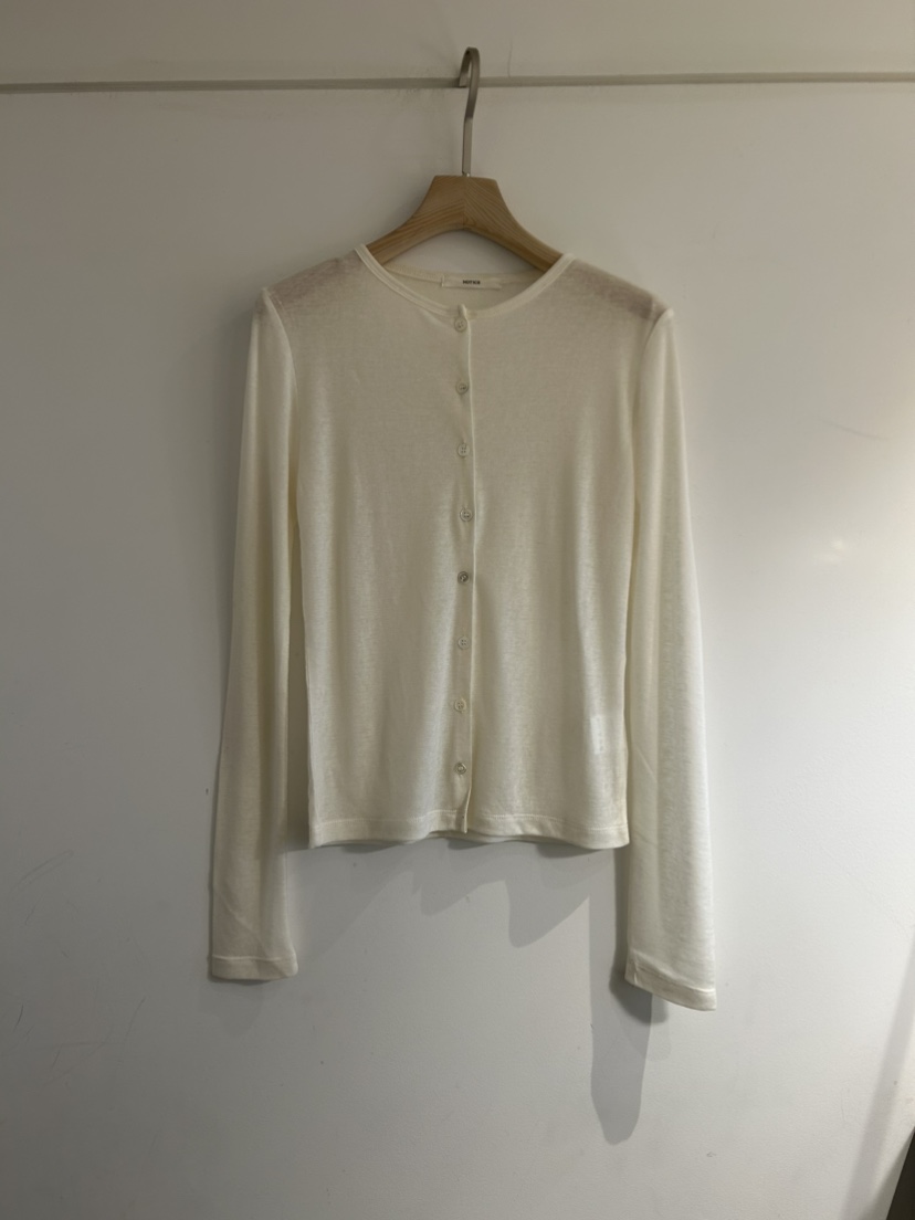 NOTICE韓國直郵女士新品時尚熱賣26春夏真品長袖T恤羊毛衫NOTICE長袖T恤圖色1