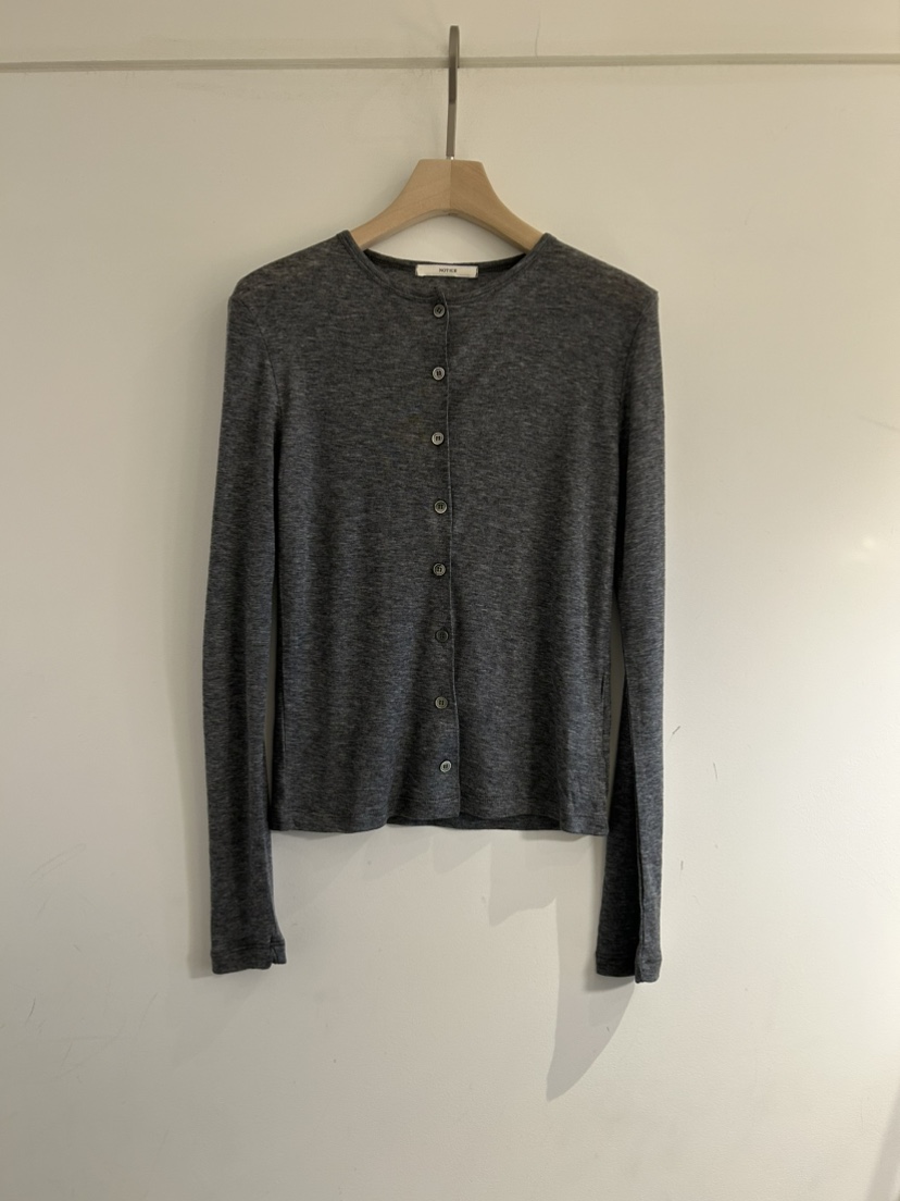 NOTICE韓國直郵女士新品時尚熱賣26春夏真品長袖T恤羊毛衫NOTICE長袖T恤圖色3
