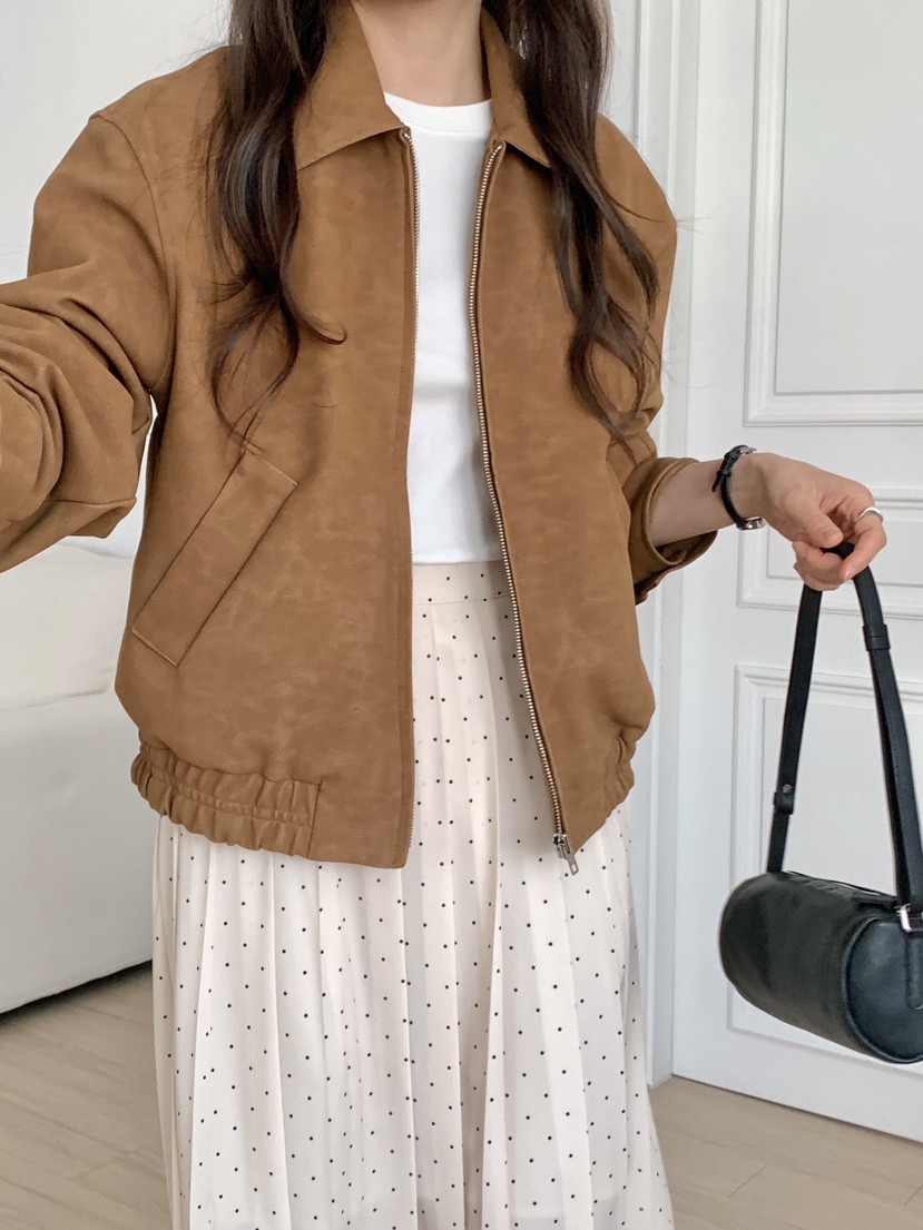 WOOD東大門直郵女裝新款推薦26春夏熱賣時尚人氣真品夾克絨WOOD夾克