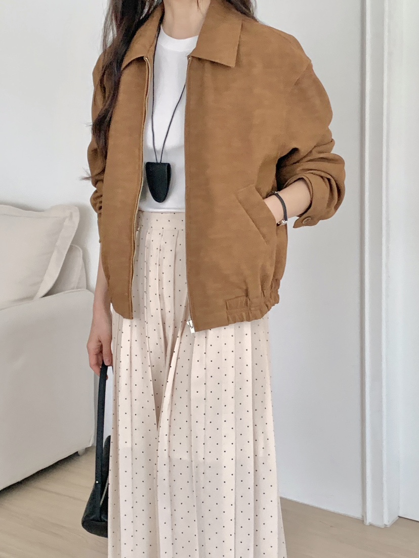 WOOD東大門直郵女裝新款推薦26春夏熱賣時尚人氣真品夾克絨WOOD夾克