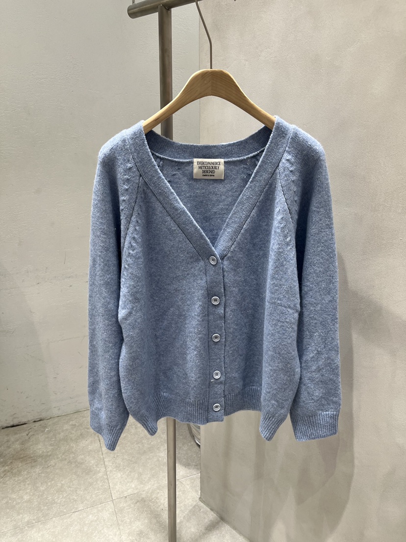 EVERCOMMERCE METICULOUSLY DESIGNED東大門實拍女裝新品26春夏針織衫開襟衫EVERCOMMERCE METICULOUSLY DESIGNED針織衫圖色6