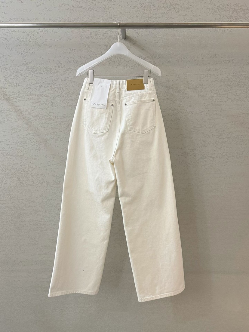 PLAYBUTTON-P東大門實拍女裝新品時尚26春夏人氣休閑牛仔褲PLAYBUTTON牛仔褲
