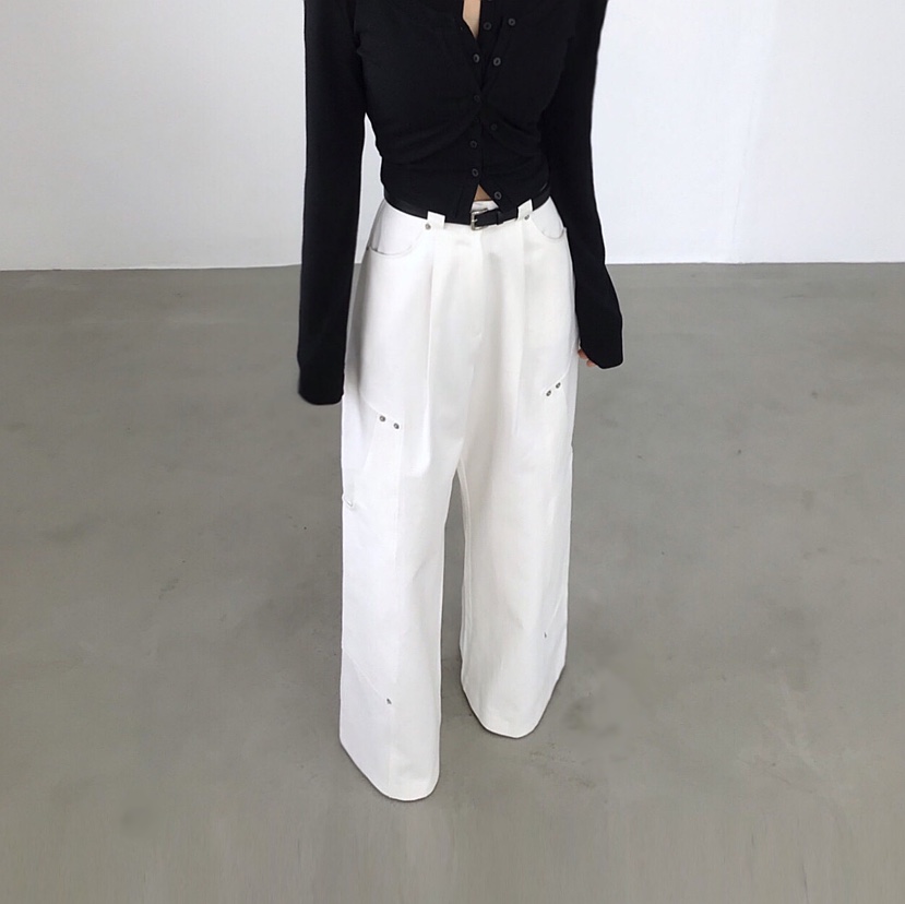 2TWO MOON韓國直郵女士新品真品26春夏人氣職業休閑休閑褲2TWO MOON休閑褲圖色1